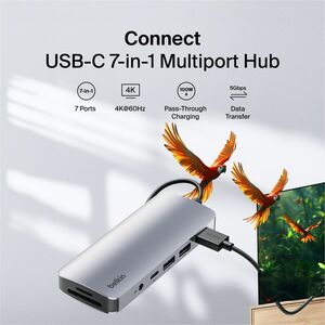 USB-C 7-IN-1 MULTIPORT HUB 4K60