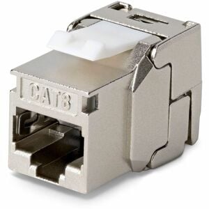 StarTech.com Gold Plated Network Connector - 6 / Pack - TAA Compliant - 1 x RJ-45 Network - Female - Shielding - Silver