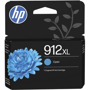 HP 912XL Original High Yield Inkjet Ink Cartridge - Cyan - 1 Pack - 700 pages