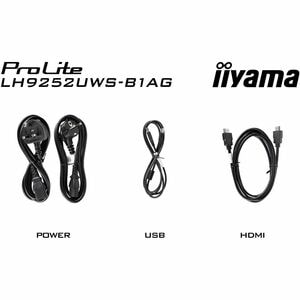 iiyama ProLite LH9252UWS-B1AG 2336,80 mm 5K LCD Collaboration Display - ARM Cortex A76 + A55 - 8 GB - 21:9 Seitenverhältni