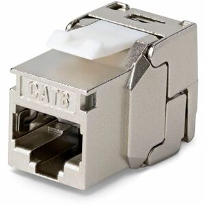 StarTech.com Gold Plated Network Connector - 6 / Pack - TAA Compliant - 1 x RJ-45 Network - Female - Shielding - Silver