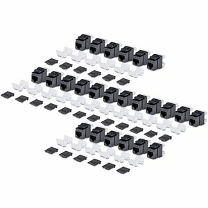 StarTech.com Gold Plated Network Connector - 24 / Pack - TAA Compliant - 1 x RJ-45 Network - Female - Black