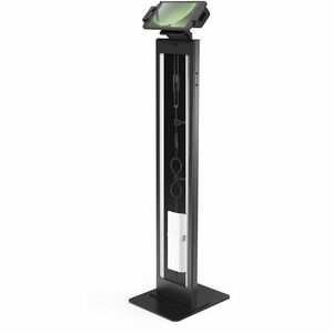 Universal Tablet Cling Extreme, Brandable Floor Stand - Black - Universal Tablet Cling Extreme, Brandable Floor Stand - Black
