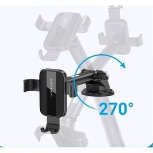 Vention KCOB0 Car, Smartphone, Car Console, Desk SmartPhone Holder - 117.6 mm x 73 mm x 161.9 mm x - ABS, Silicone Box - B