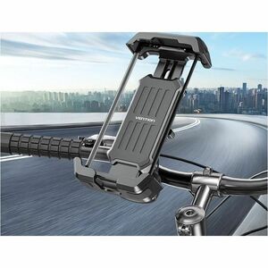 QUICK LOCK BIKE PHONE MOUNT WIT H KNOB BLACK SQUARE ABS TYPE