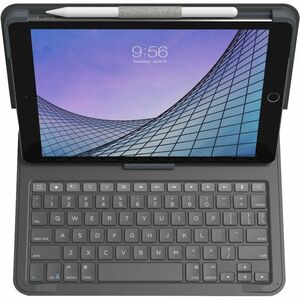 Housse/Clavier ZAGG Messenger Folio 2 - Folio Style pour 27,7 cm (10,9") Apple iPad (10e génération) Tablette - Charbon