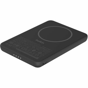 Belkin BoostCharge Power Bank - For Earbud, iPhone - 5000 mAh - 15 W - USB Type-C Connector - 1 x USB - Lightweight, Slim,