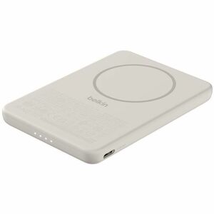 Belkin BoostCharge Power Bank - For Earbud, iPhone - 5000 mAh - 15 W - USB Type-C Connector - 1 x USB - Lightweight, Slim,