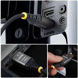 StarTech.com 50 cm HDMI A/V Cable - 1 - Cable for Audio/Video Device, Workstation - First End: 1x HDMI 2.0 Digital Audio/V