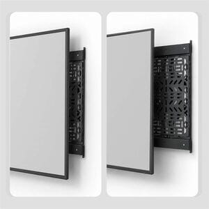 StarTech.com Wall Mount for Cable Box, Audio/Video Device, Media Player, TV - Black - Vertical - 10 kg Load Capacity - Steel
