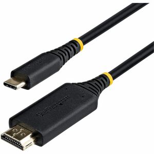 StarTech.com 4.50 m HDMI/USB-C A/V Cable - 1 - Cable for Audio/Video Device, Notebook, Display, External GPU, Tablet, Work