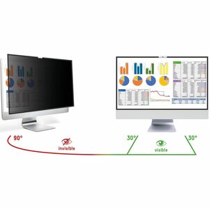 Displex 3H PET (Film) Blickschutzfilter für Apple - für 61 cm (24 Zoll) LCD iMac - Blaulicht-Reduzierung - Kratzfest, Robu