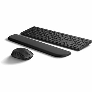 HP 585C Tastatur & Maus - Tastatur, Kabellos, Bluetooth/RF 2,40 GHz USB Typ-A, Plunger, Schwarz - Maus, Mehrfach-Oberfläch