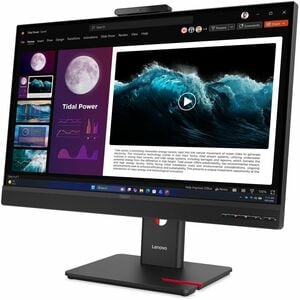 ThinkCentre Tiny-In-One 27 Gen 6 27-inch QHD IPS monitor with 5MP+IR camera mic 3W speakers USB-B HDMI DP ergonomic stand 