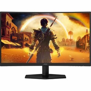 AOC C27G42FE 27" (68.6 cm) Class Full HD Curved Screen Gaming LED Monitor - 16:9 - Black, Red - 27" (68.6 cm) Viewable - V