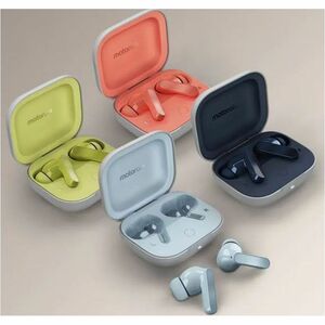 Lenovo moto buds True Wireless Earbud Stereo Earset - Coral Peach - Binaural - In-ear - Bluetooth - Noise Canceling