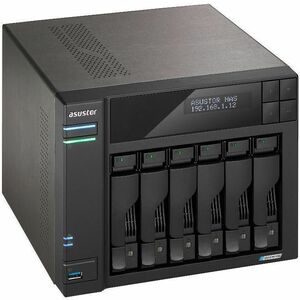 ASUSTOR Lockerstor 6 Gen2+ (AS6706T V2) - Intel Celeron N5105 Quad-core (4 Core) 2 GHz - 6 x HDD Supported - 10 x SSD Supp