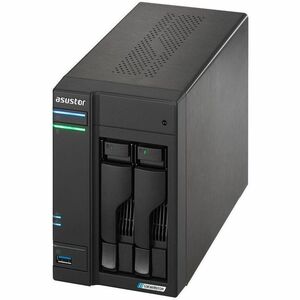ASUSTOR Lockerstor 2 Gen2+ (AS6704T V2) - Intel Celeron N5105 Quad-core (4 Core) 2 GHz - 2 x HDD Supported - 6 x SSD Suppo