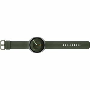 Samsung Galaxy Watch9 SM-L355F Smart Watch - 46 mm Case Height - 43.70 mm Case Width - Silver Body Color - Olive Band Colo