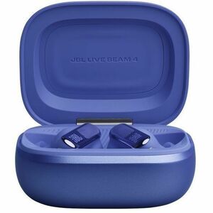 JBL Live Beam 4 True Wireless Earbud Stereo Earset - Blue - Binaural - In-ear - Bluetooth - 16 Ohm - 20 Hz to 40 kHz - Noi