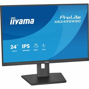 iiyama ProLite XB2495WSC-B1 24 Zoll Klasse WUXGA LED-Monitor - 16:10 Format - Mattschwarz - 61,2 cm (24,1 Zoll) Viewable -