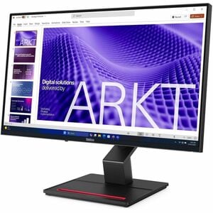 Lenovo ThinkVision T24D-4t 24.0" (61.0 cm) Class LED Touchscreen Monitor - 16:9 - 4 ms - 23.8" (60.5 cm) Viewable - Capaci