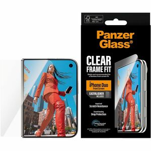 PanzerGlass Glass Screen Protector for Apple iPhone Duo - Crystal Clear - For OLED iPhone Duo - Dust Resistant, Scratch Re