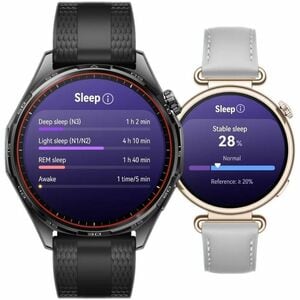 Huawei WATCH GT 7 Smartwatch - Schwarz Body Color - Schwarz Band Color - Edelstahl Gehäusematerial - Fluorelastomer Band M