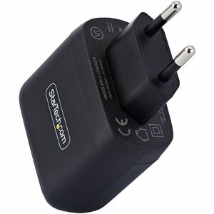 StarTech.com 65 W AC Adapter - Universal Adapter - 1 USB Type-C - For Smartphone, Notebook, MacBook Pro - Europe - 120 V A