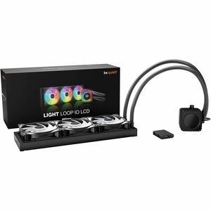 be quiet! Light Loop IO LCD Cooling Fan/Radiator/Pump - Processor - 120 mm Maximum Fan Diameter - 3 x Fan(s) - 2100 rpm - 