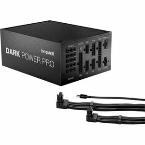 be quiet! Dark Power Pro 14 P14-PRO-1300W EPS12V, EPS 2.92, ATX 3.1 Modular Power Supply - 1.30 kW - Black - ATX - 120 V A