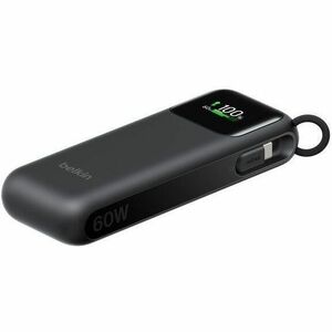 Belkin UltraCharge Power Bank - Black - For AirPod, AirPods Pro, iPad Air, iPad Pro, iPhone, MacBook Pro - 11000 mAh - 60 