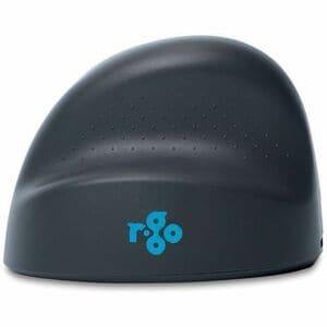 R-Go HE Basic Vertical Mouse Maus - Bluetooth - USB-Typ C - Optisch - 3 Taste(n) - Grau - Mac, Windows - Kabel/Drahtlos - 