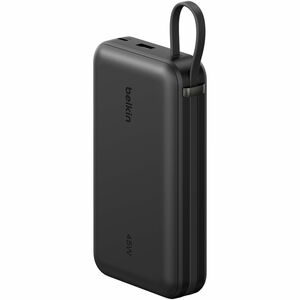Belkin UltraCharge Stromspeicher - Schwarz - für iPhone, Smartphone, Android-Gerät, USB Typ C Gerät, Tablet-PC, iPad, iPad