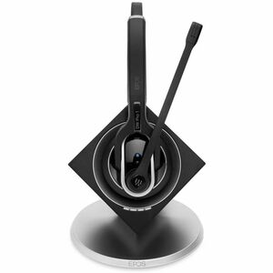 EPOS IMPACT DW Pro 1 ML - EU Wireless Over-the-head Mono Headset - Black, Silver - Monaural - 18000 cm - DECT - 150 Hz to 