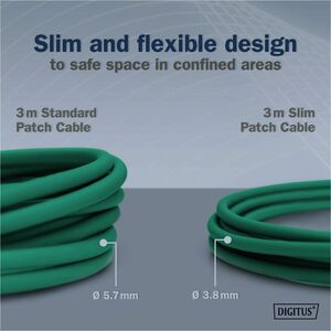 Digitus 5 m Kategorie 6a Netzwerkkabel - 10 Stück - Cable for Netzwerkgerät - 10 Gbit/s - Patchkabel - Abschirmung - Shiel