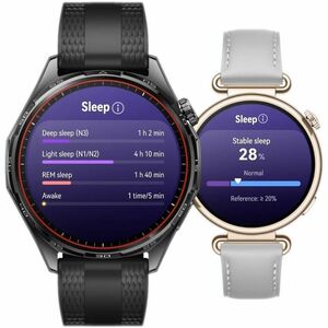 Huawei WATCH GT 7 Smart Watch - Black Body Color - Black Band Color - Stainless Steel Case Material - Fluoroelastomer Band
