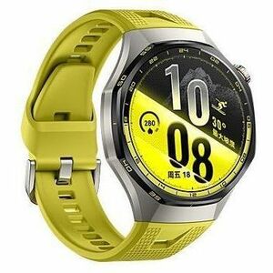 Huawei WATCH GT 7 Pro Smart Watch - Yellow Band Color - Titanium Alloy Case Material - Fluoroelastomer Band Material - Acc