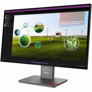 Lenovo ThinkVision P27Q-40 27 Zoll Klasse WQHD LED-Monitor - 16:9 Format - Schwarz - Überholt - 68,6 cm (27 Zoll) Viewable