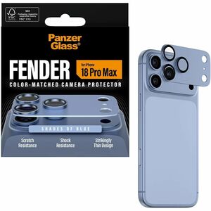 PanzerGlass Fender Camera Lens Protector - Shades of Blue - Glass, Aluminium