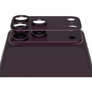 PanzerGlass Fender Camera Lens Protector - Dark Cherry - Glass, Aluminium