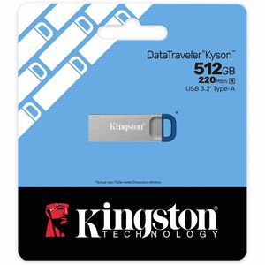 Kingston DataTraveler Kyson 512 GB USB 3.2 (Gen 1) Type A Flash Drive - 220 MB/s Read Speed