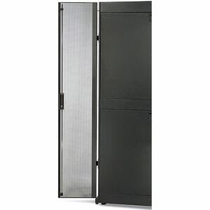NetShelter SX 42U 600mm Wide Perforated Split Doors Black - Black - 42U Rack Height - 75.39" (1915 mm) Height x 23.62" (60