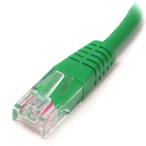 StarTech.com 10 ft Green Molded Cat5e UTP Patch Cable - Make Fast Ethernet network connections using this high quality Cat