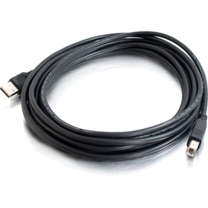 C2G 2m USB Cable - USB A to USB B Cable - M/M - Type A USB - Type B USB - 6ft - Black