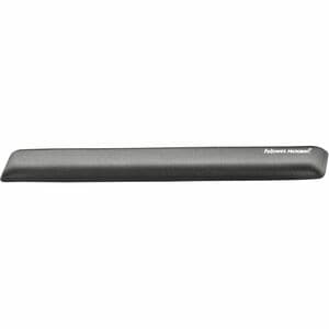 Fellowes® MICROBAN® Gel keyboard Wrist Rest - Graphite (9175301) - 0.56" x 18.38" x 2.75" Dimension - Graphite - Gel, Poly