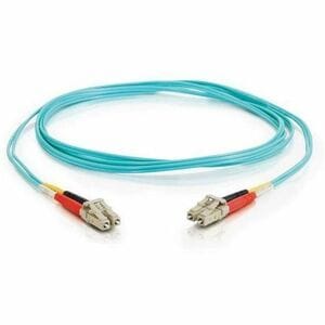 C2G 10m LC-LC 10Gb 50/125 Duplex Multimode OM3 Fiber Cable - Aqua - 33ft - 10m LC-LC 10Gb 50/125 Duplex Multimode OM3 Fibe