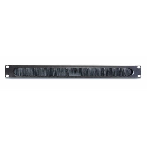 APC 1U Cable Pass Through - Rack Cable Guide - Black - 1U Rack Height