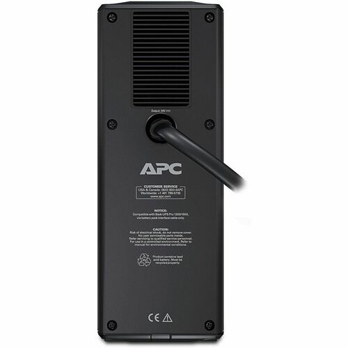 APC by Schneider Electric BR24BPG External Battery Pack - 24 V DC - Lead Acid - 4 Year Minimum Battery Life - 6 Year Maxim