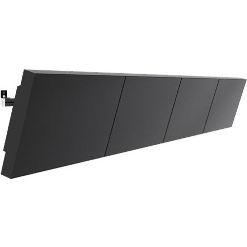 SMS PW020001 Wall Mount for Flat Panel Display - Black, Aluminium - 100 kg Load Capacity - VESA Mount Compatible